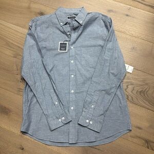 Club room light weight denim button down shirt
